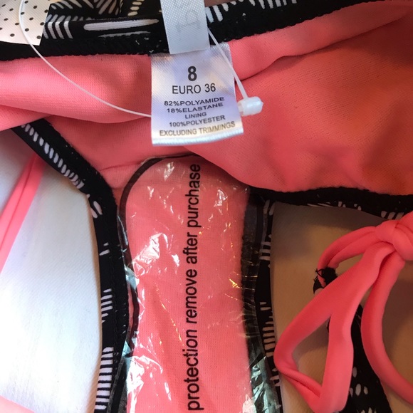 NWT Paper Dolls Tribal Print Crochet Detail Bikini - Picture 7 of 7